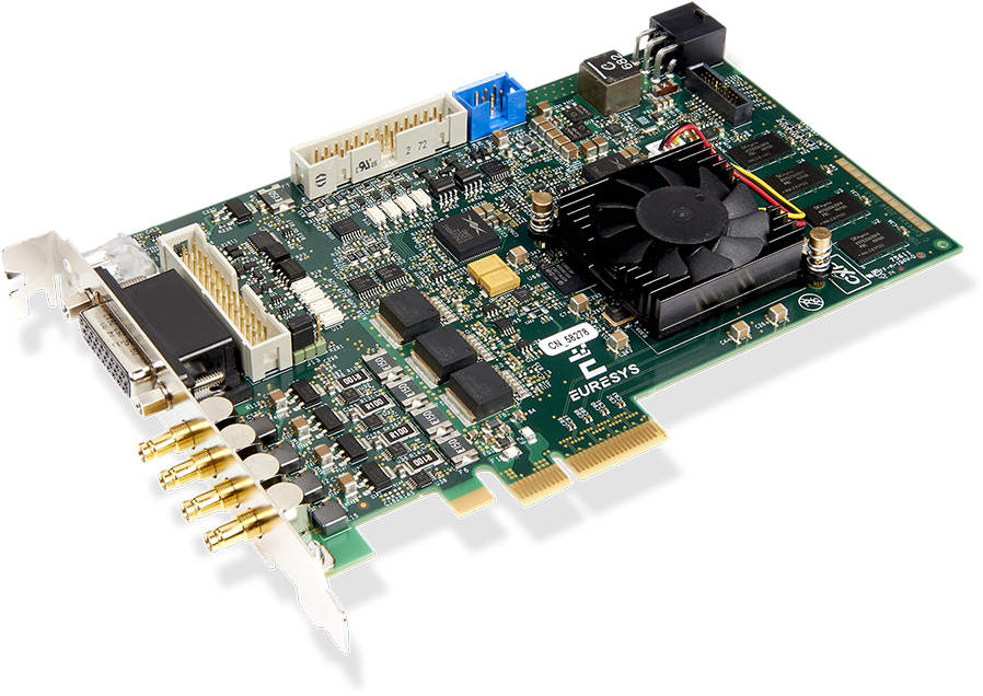 Coaxlink Quad 3d-lle Frame Grabbers Consist Of A Standard - Mezzanine Cards (1125x850), Png Download