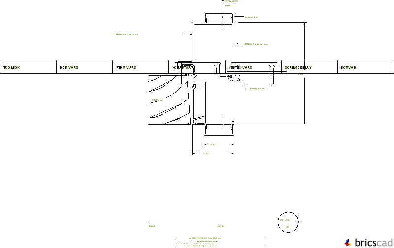 Ult243 Door Frame Glazing 3d - Diagram (800x504), Png Download