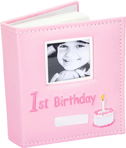 Album, 1st Birthday, Pink - Paper (525x525), Png Download