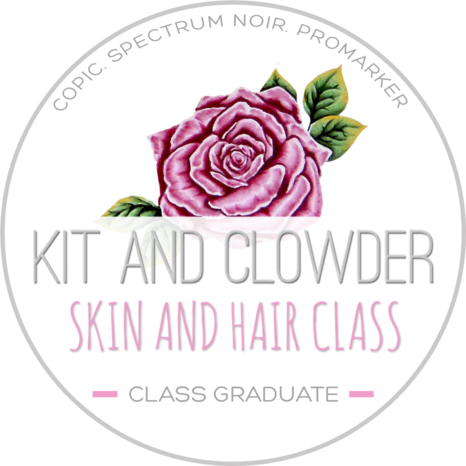 I Graduated Skin & Hair - Copic Classes Online (1500x1500), Png Download