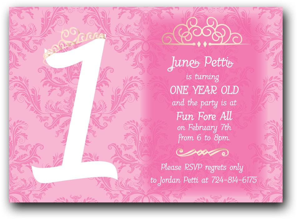 Princess First Birthday Invitation - False 6x6-004 Classy No Soliciting Sign (1000x1000), Png Download