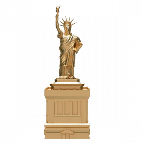 Statue Of Liberty - Sculpture (540x540), Png Download