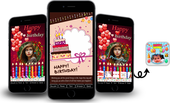 Wish Happy Birthday In A Unique Style With Our Beautiful - Picture Frame (567x344), Png Download