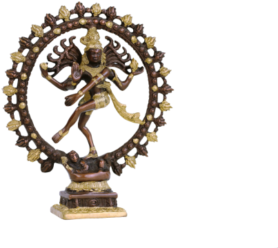 Exotic India Nataraja - Brass Statue (550x366), Png Download