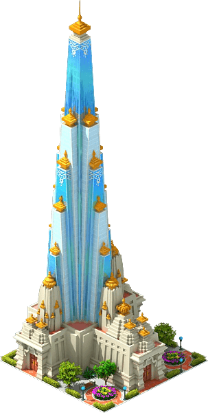 Vrindavan Chandrodaya Residence - Vrindavan Chandrodaya Mandir (303x600), Png Download