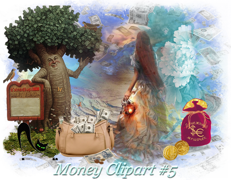Design Wilds Cat - Money In A Purse (800x622), Png Download