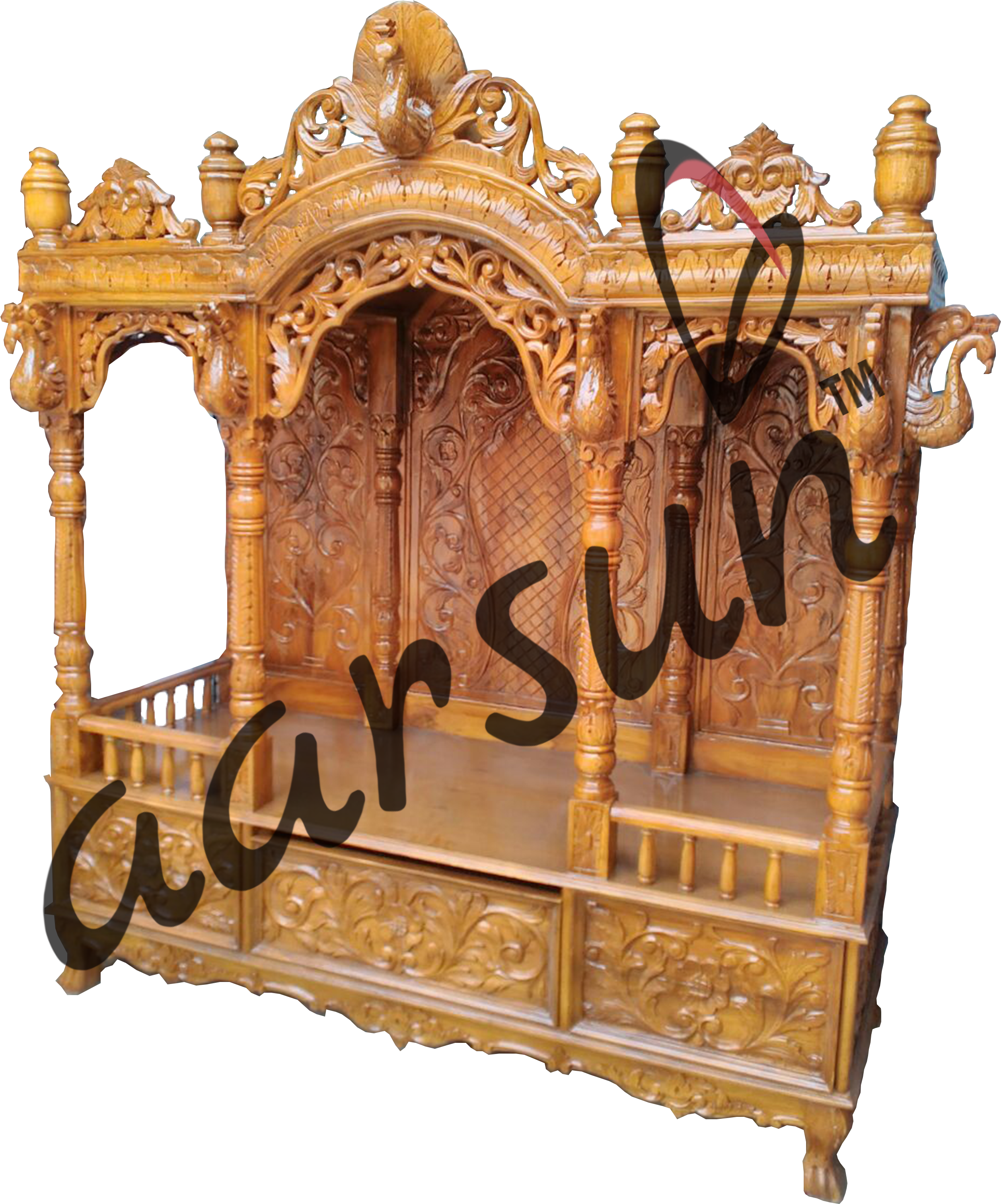 Teak Wood Temple (2550x3300), Png Download