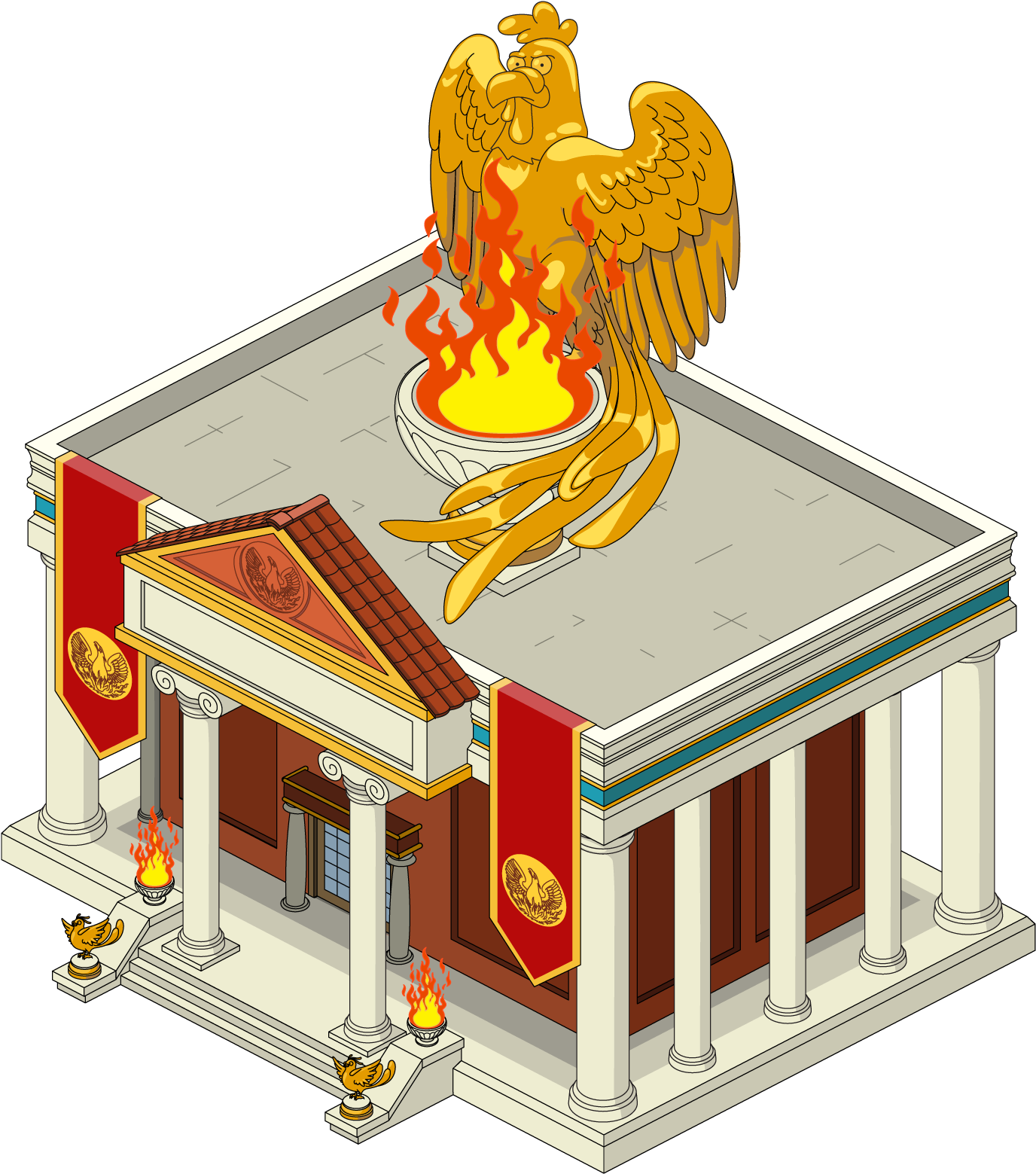 Fg Building Universityphoenixbird - Illustration (1392x1639), Png Download