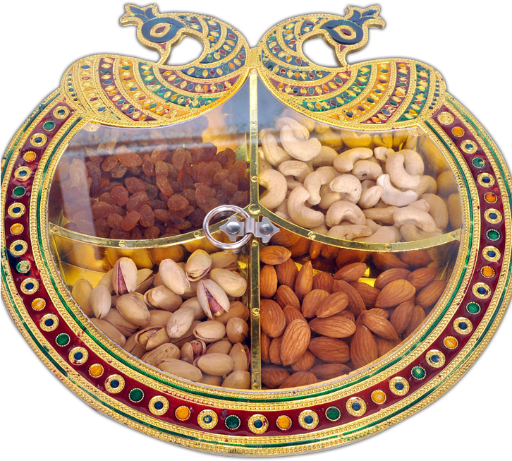 11*11 Doubble Mor Dry Fruit Box - Dried Fruit (725x725), Png Download