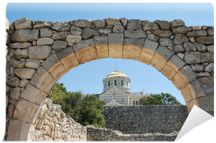 Christian Temple And Ancient Arch Wall Mural • Pixers® - St. Vladimir Cathedral (400x400), Png Download