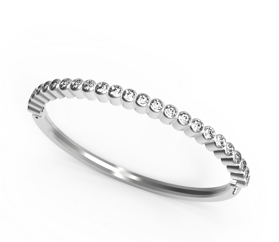 Smart Round Cut Diamond Wedding Ring For Women - Product (550x550), Png Download