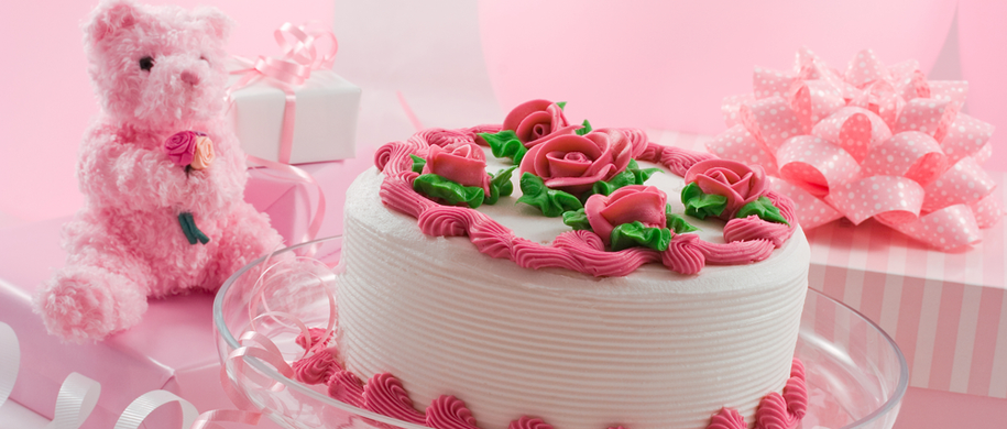 Buy Dry Fruits Online - Girl Birthday Cake (915x390), Png Download