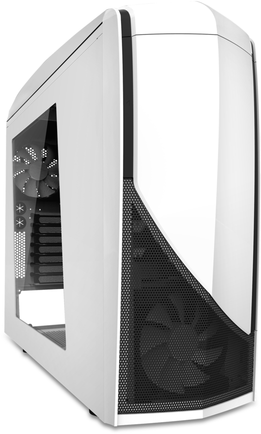 Nzxt Phantom 240 Mid Tower - Glossy White (900x900), Png Download