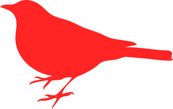 Clipart Of Red Birds Love Bird Clip Art At Clker Com - Bird Silhouette Clip Art (600x380), Png Download