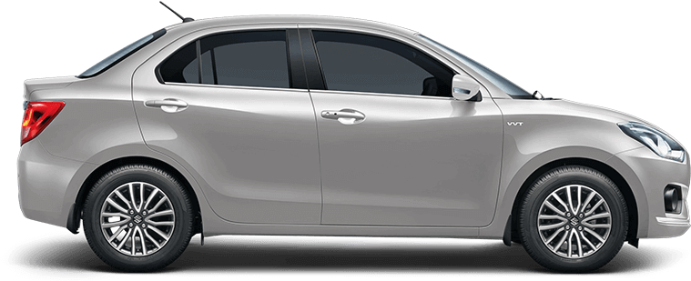 Magma Grey - Swift Dzire Silky Silver (570x380), Png Download
