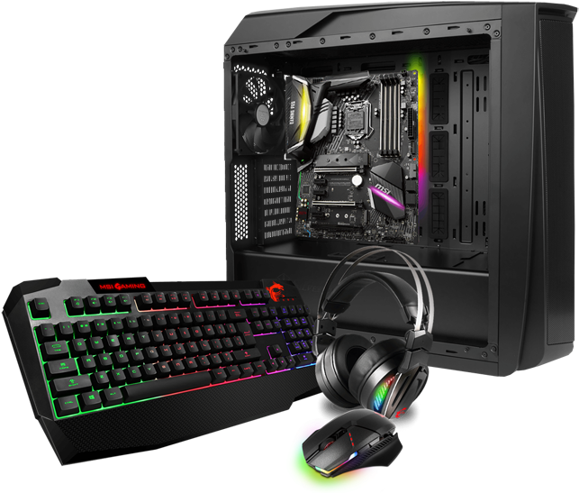 This Means, With Mystic Light Sync You Can Also Sync - Msi Ds4200 Interceptor Machanical Rgb Usb Gaming Keyboard (690x552), Png Download