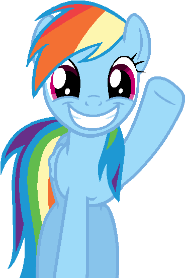 Dragon Quest, Rainbow Dash, Safe, Simple Background, - Rainbow Dash (375x560), Png Download