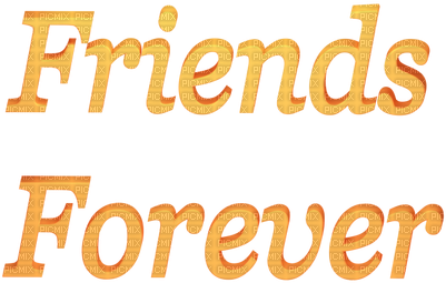 Kaz Creations Text Friends Forever - Friendship With Transparent Background (400x300), Png Download