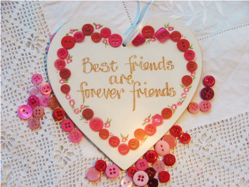 Best Friends Forever Heart (500x500), Png Download
