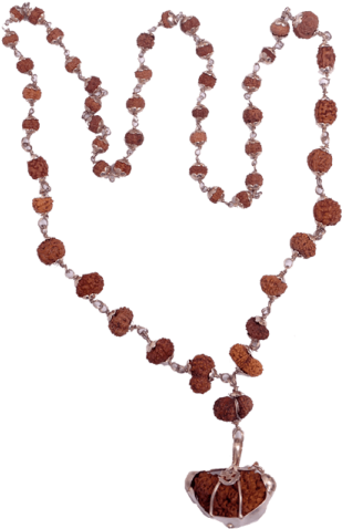 Multi Combination Multiple Purpose Rudraksha Mala 51 - Necklace (500x500), Png Download
