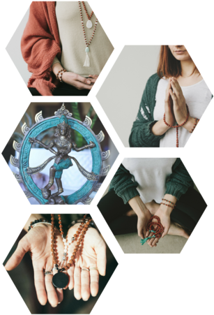 Traditionally Malas Have Been Used For Years For Meditation - Collage (320x480), Png Download