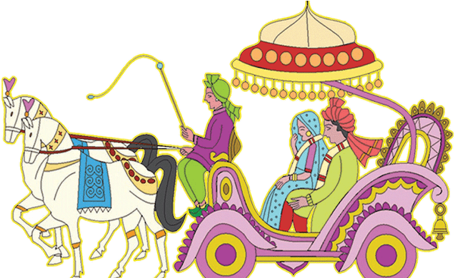 Profile Cover Photo - Indian Wedding Chariot Clipart (692x389), Png Download
