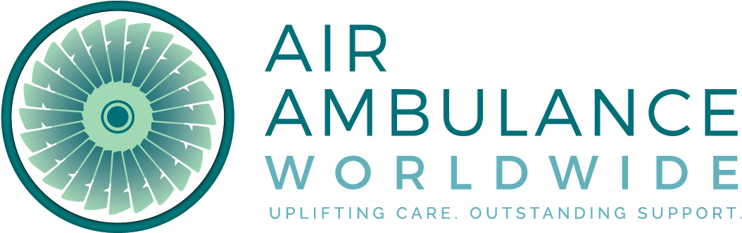 Air Ambulance Worldwide Logo (1200x451), Png Download