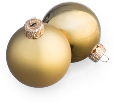 Gold Christmas Balls 6 Cm Fairytrees - Christmas Tree (585x585), Png Download