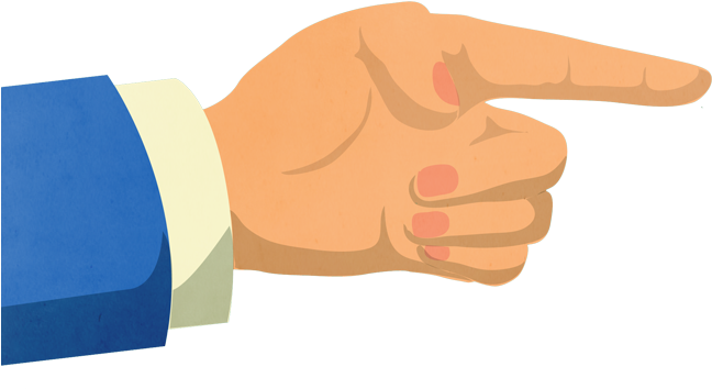 Mano Che Indica Png (778x466), Png Download