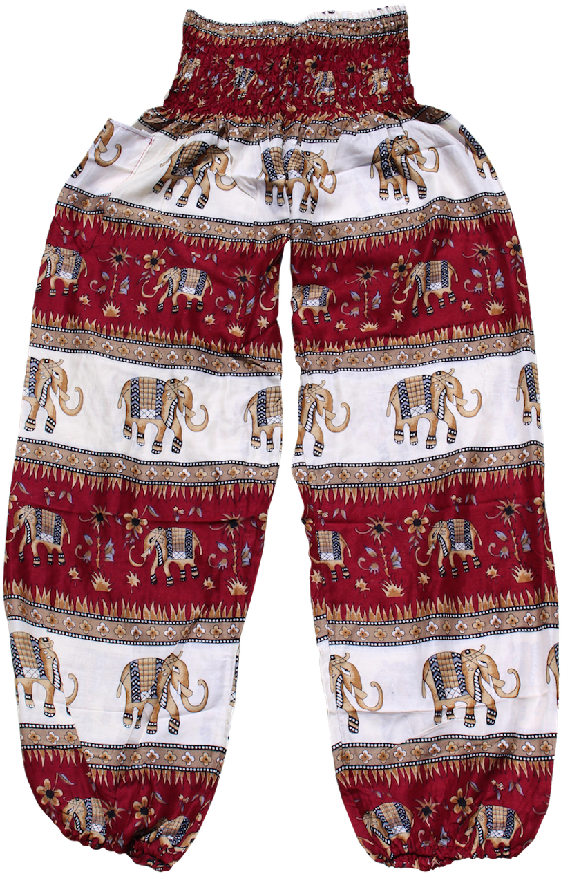 Maya Devi Elephant Harem Pants Bohemian Island - Harem Pants (1000x1500), Png Download
