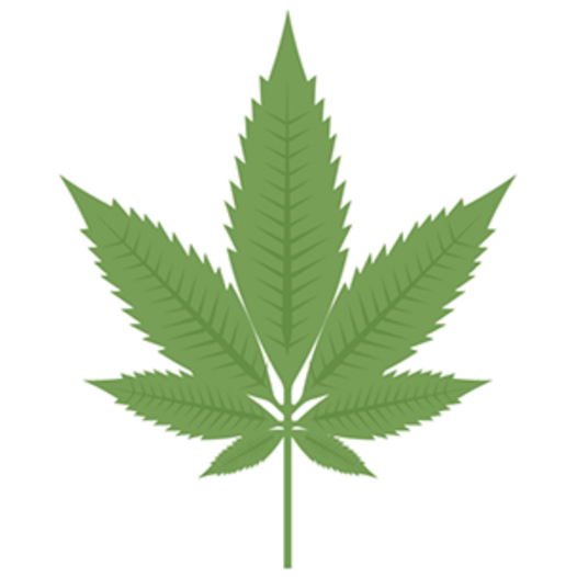 Indica - Marijuana Leaf (526x526), Png Download