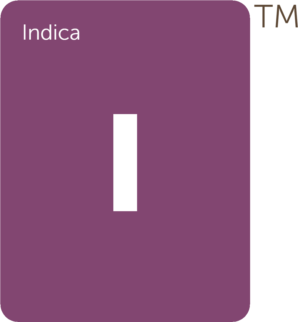 Leafly Indica (1022x1098), Png Download