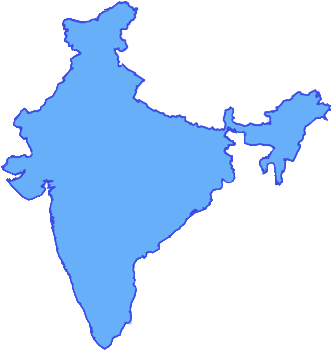 This Rushed Partition Would Have Repercussions For - India Map Silhouette Vector (353x349), Png Download