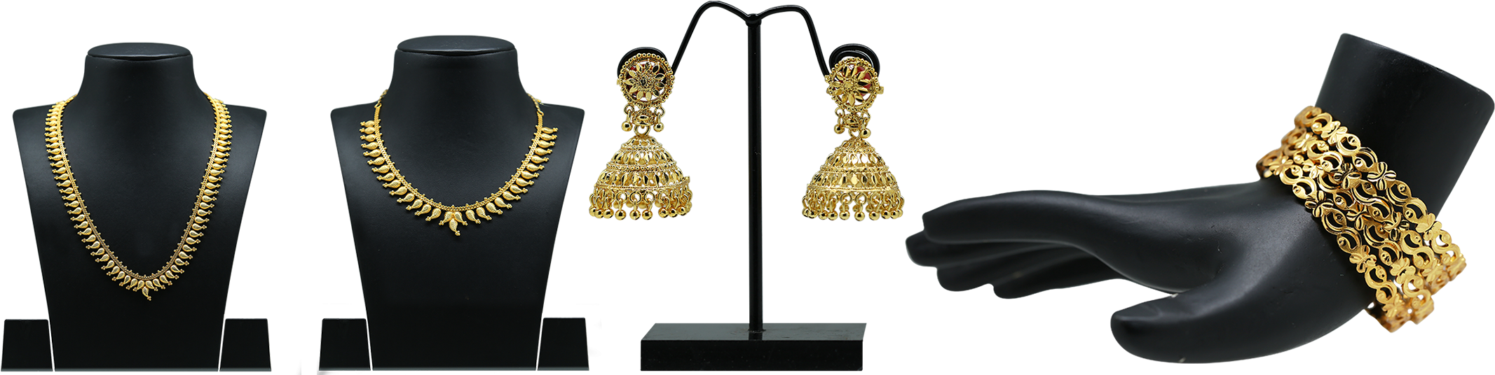 Mango Pattern Jewellery Collection - Price (2500x685), Png Download