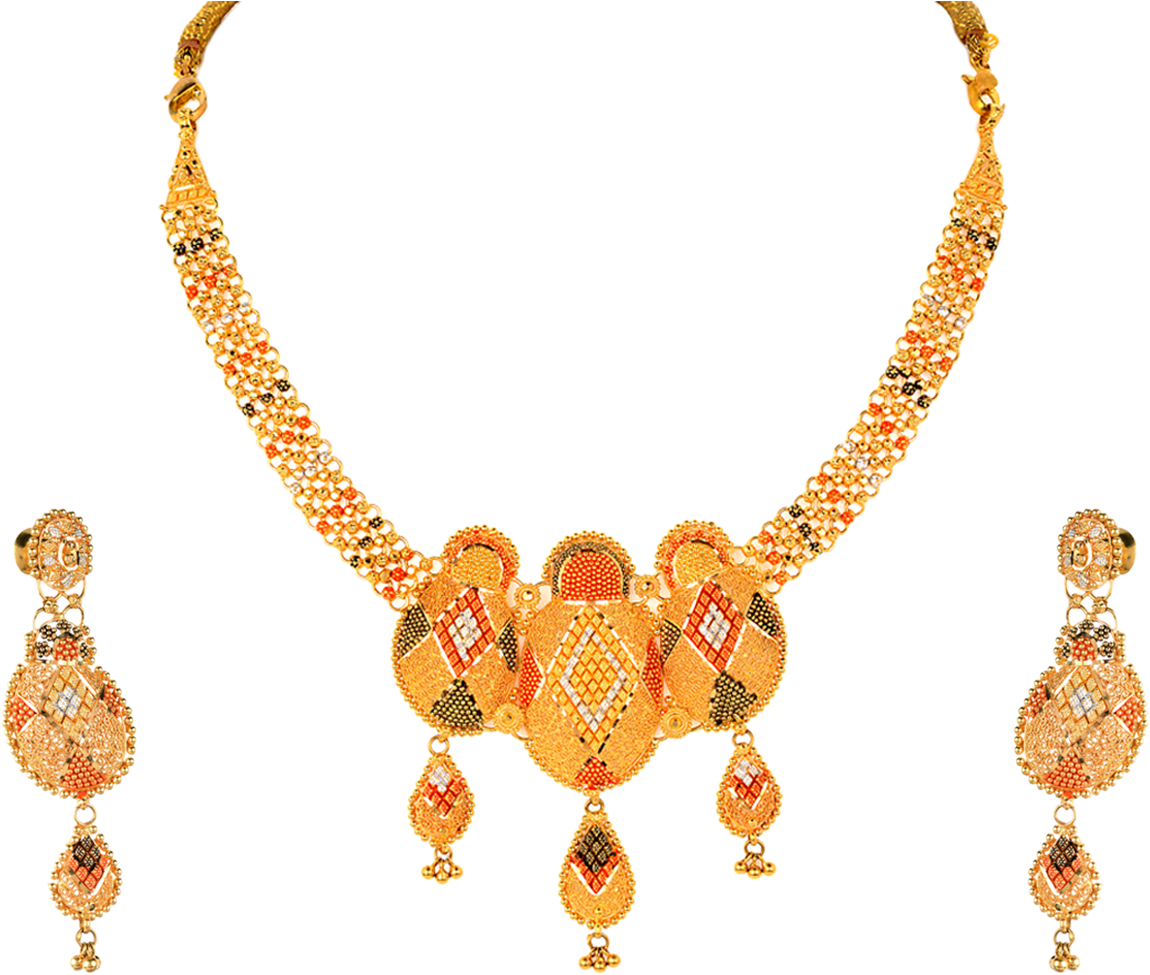 Download Orra Gold Set Necklace Indian Jewellery Png Full Size Png Image Pngkit