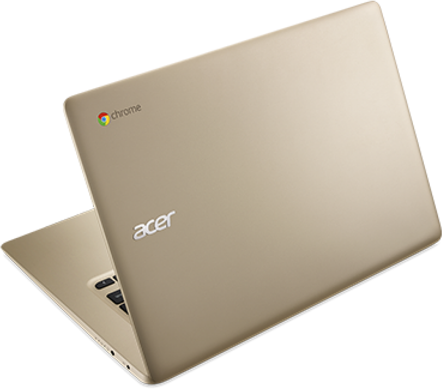 Acer Chromebook 14 Gold Top - Acer 14 Chromebook Gold (1024x926), Png Download