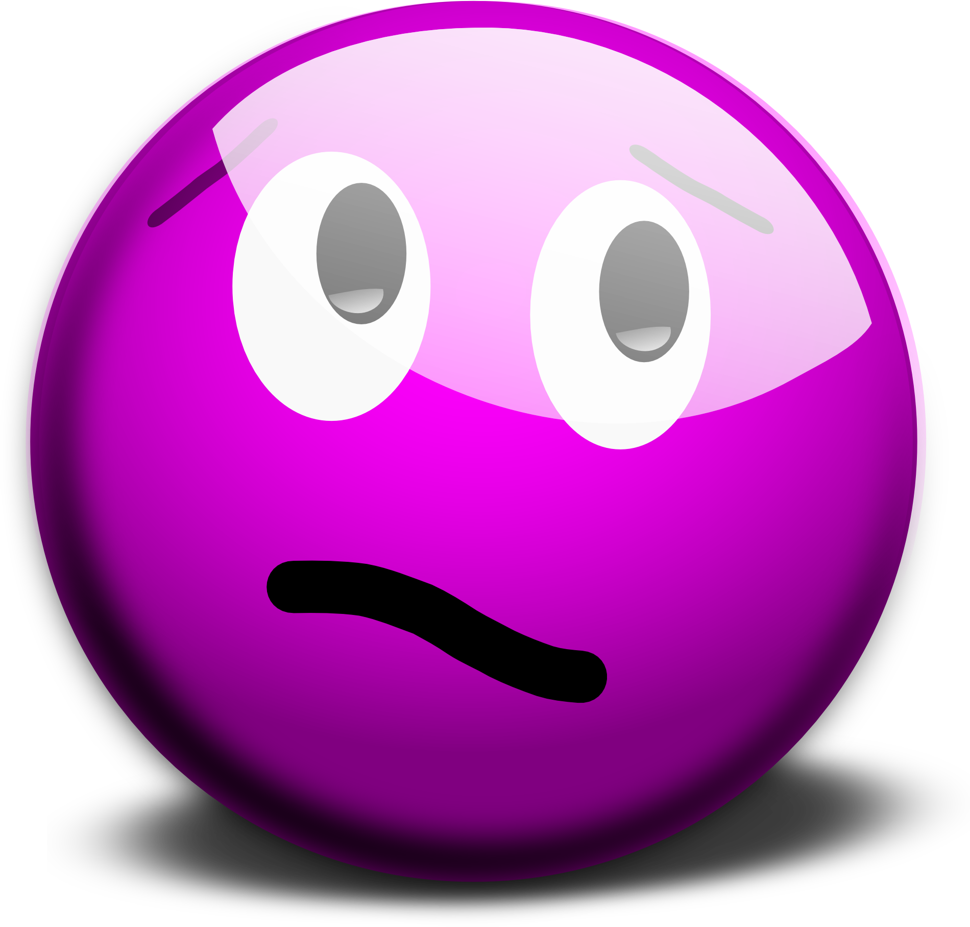 Purple Love Smiley - Smiley Emoticon (900x861), Png Download