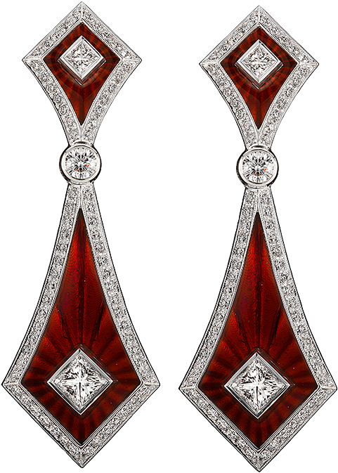 Kge 110 18k Gold Earrings - Jewellery (700x700), Png Download