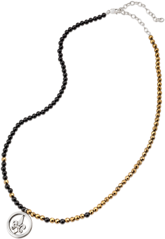 New Sheared Fleur De Lis Amulet Necklace - Necklace (350x500), Png Download