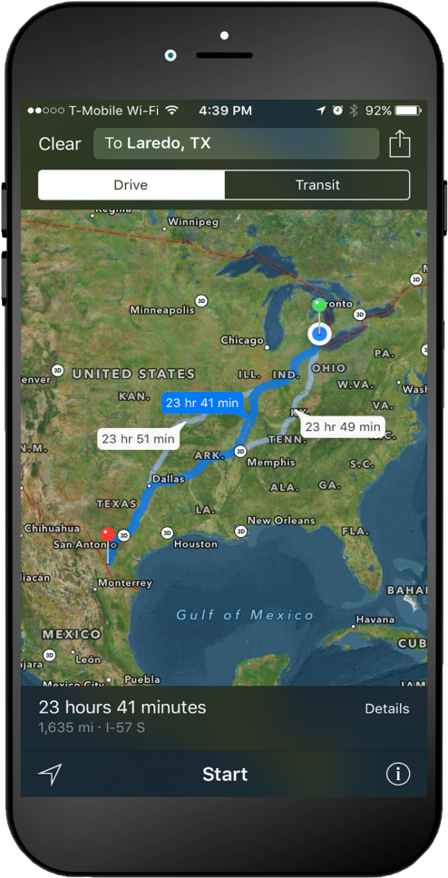 App-gps - San Francisco Carte (592x1024), Png Download