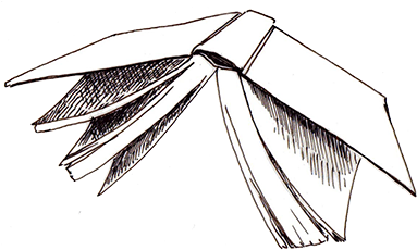 Download Flying Books Flying Books Black And White Full Size Png Image Pngkit