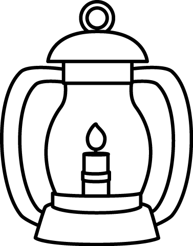 The Top Best Blogs On Orange - Lantern Black And White (377x482), Png Download