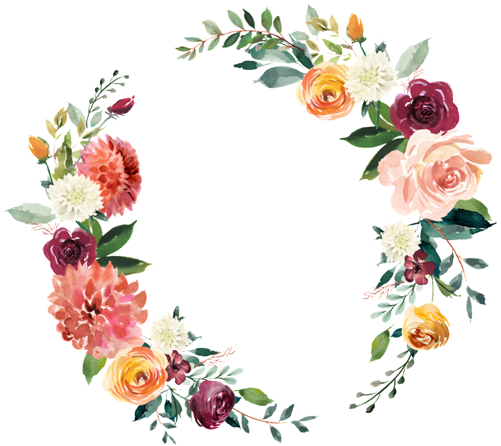 This Graphics Is Garland Vector About Hand Drawing,watercolor - Watercolor Wreath Png Hd (1024x918), Png Download