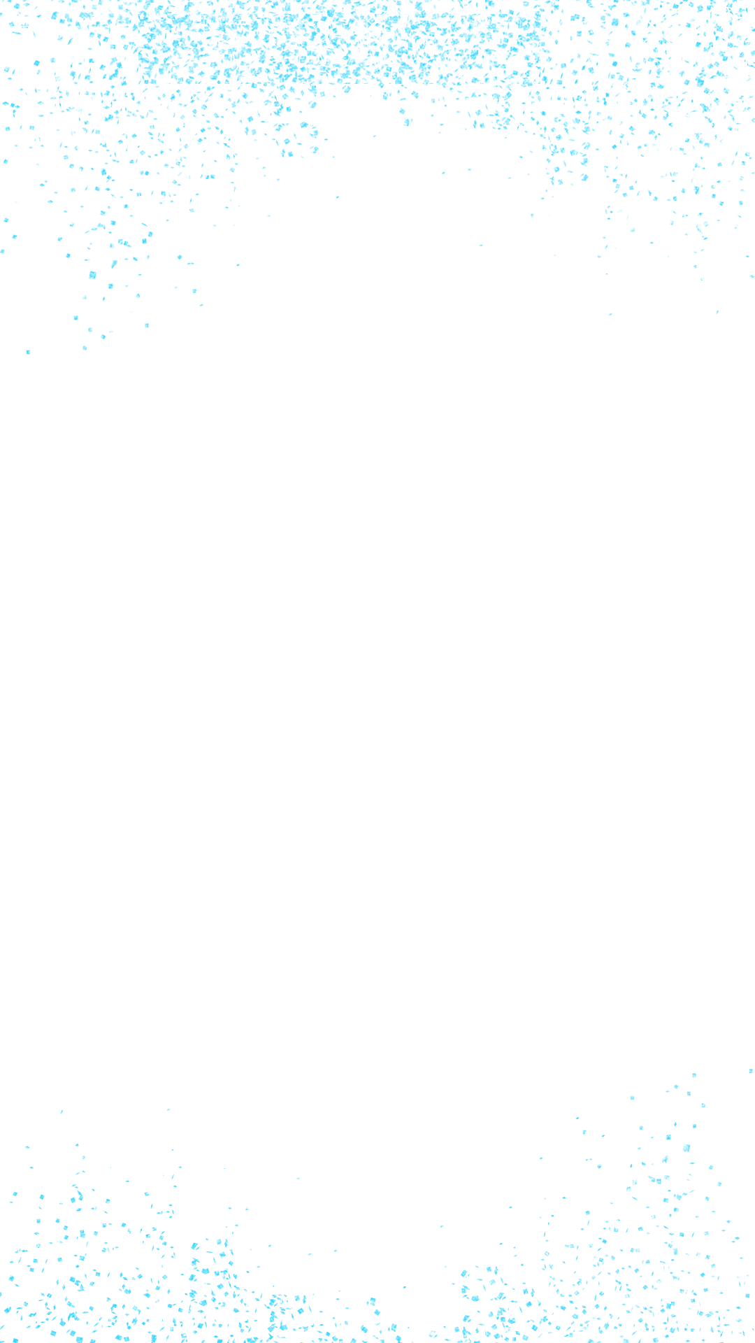 Blue Glitter - Snow (1080x1920), Png Download