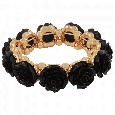 Milano 18k Gold Plated Rose Designed Bracelet, Ma2028 - Bracelet (375x375), Png Download