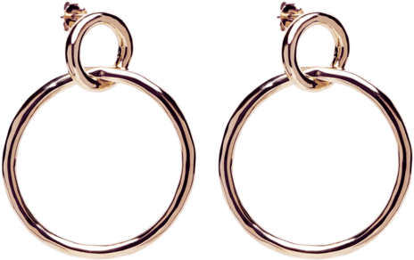 Valentina Gold Earrings - Boucles D'oreilles Pendantes 'valentina', Femme, Rose (480x480), Png Download