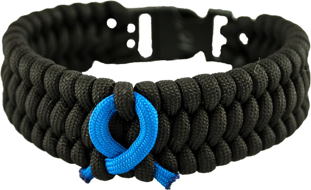 Picture Of Child Abuse Awareness Bracelet Boa Weave (1172x1172), Png Download