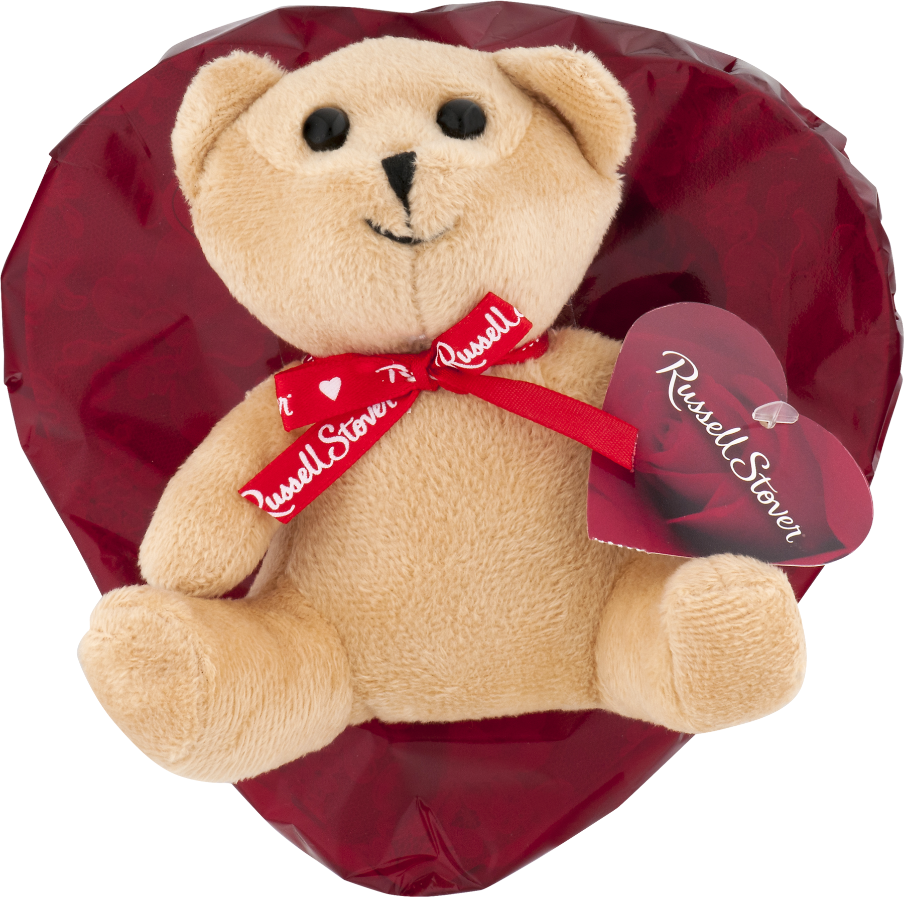 Russell Stover Valentine Heart Candy With Bear, - Russell Stover Bear Valentine (1800x1800), Png Download