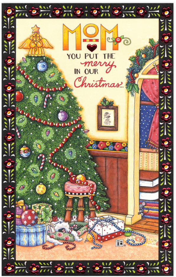 Mom You Put The Merry In Christmas - Christmas Day (1000x1000), Png Download