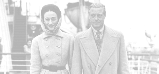89 - Queen Elizabeth And Duke Of Windsor (546x253), Png Download